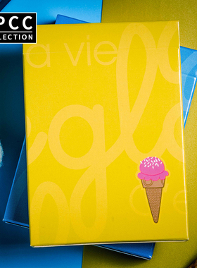 BPCC 冰激凌V2 黄色 Glace Deck 花切魔术收藏纸牌USPCC 培根扑克