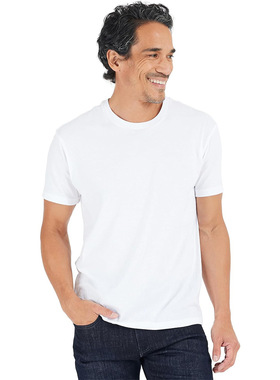 T恤工厂temu独立站亚马逊男士纯棉t恤定制印logo短袖POD圆领潮牌