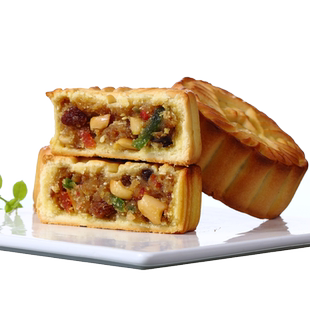 五仁神池战国胡麻油月饼山西老式手工传统忻州伍仁月饼旗舰店礼盒