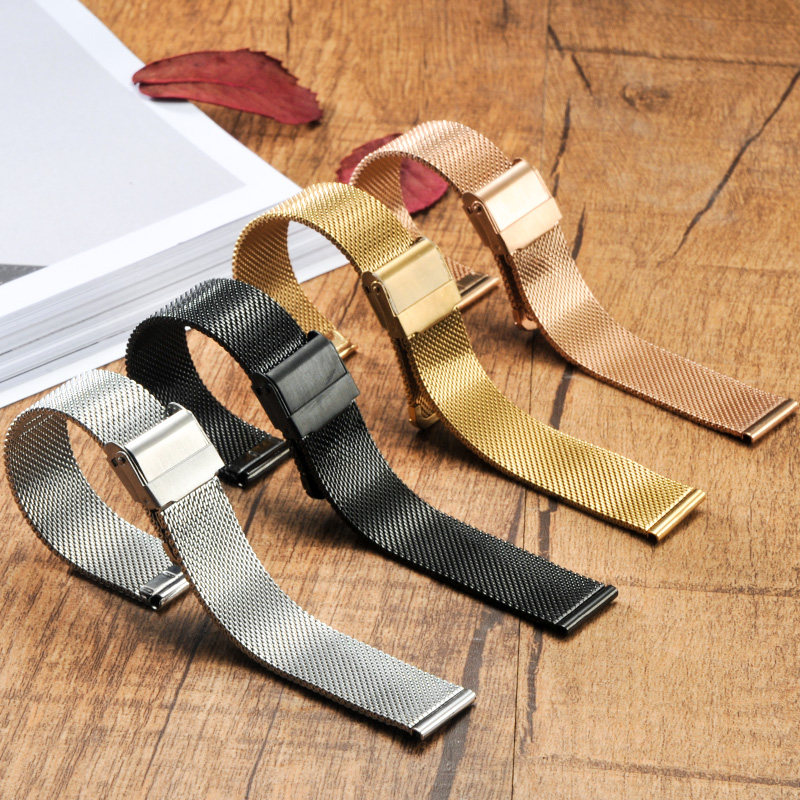 男女手表带钢带代用万国卡西欧DW天梭浪琴西铁城天王美度金属表带