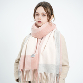 2024新款 尖货 大披肩围巾女冬季 秋冬生日礼物纯羊毛围脖披肩