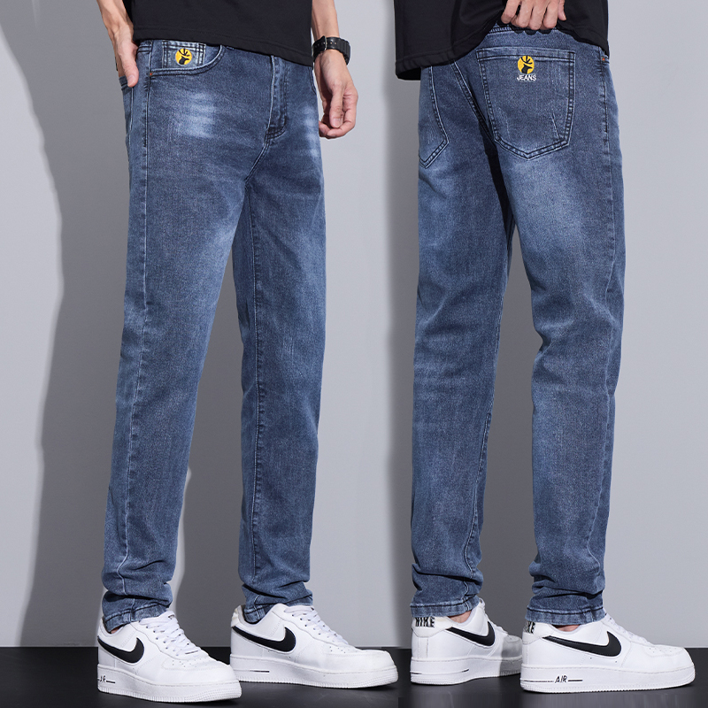 春秋季新款爆款弹力牛仔裤男士