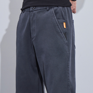 加厚裤 男户外工地干活劳保工作裤 子男款 裤 宽松耐磨直筒工装 秋冬季