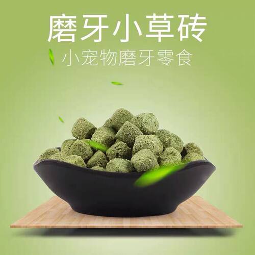 兔子磨牙小草砖豚鼠荷兰猪草零食