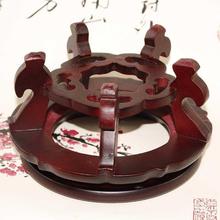 特大高脚底座葫芦座实木复合球底坐1