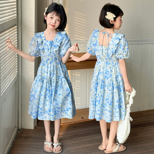 仙气潮宝潮范酷风 大童甜美连衣裙简约流行网红甜酷森系夏日新品