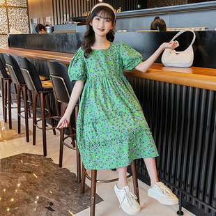 夏装 少女甜美连衣裙韩版 夏新舒服超好看穿搭ins风超美潮服网红