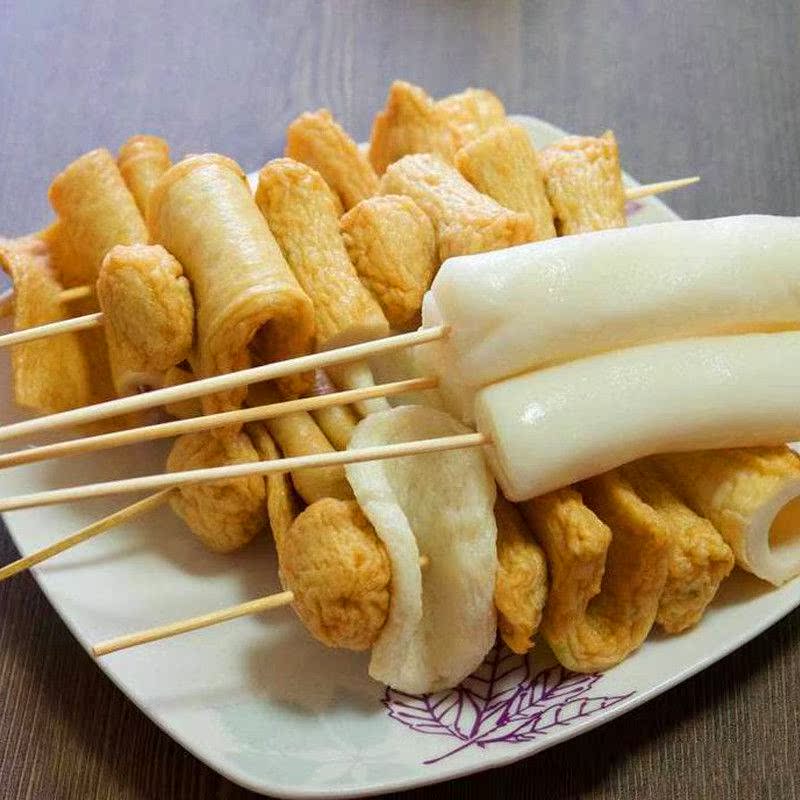 安心鱼饼综合大串海鲜串延边风味火锅关东煮炒年糕食材甜不辣1kg