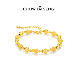 周大生财福圆满手链纯银S925轻奢款 葫芦手串高级感生日礼物送妈妈