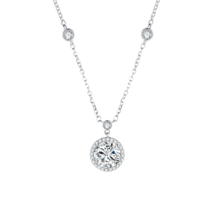 周大生*DC星点冰糖纯银项链女款银饰轻奢小众设计新年礼物送女友