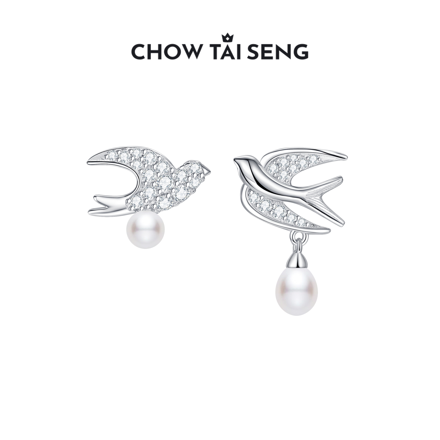 生日礼物送女友周大生灵燕耳钉