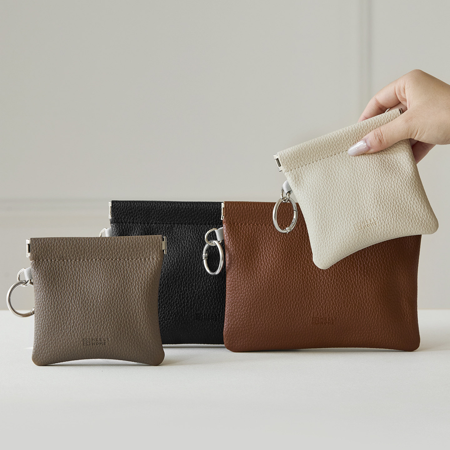 米立风物弹片收纳包自动闭合便携式杂物小包口红包随身迷你化妆包,收纳整理,化妆包,淘宝优惠券,粉丝福利购,淘宝优惠卷