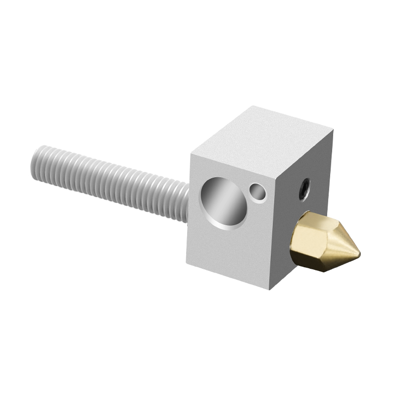 蓝模美科BlueMaker全封闭恒温箱体式3D打印机喷头组件专用加热铝