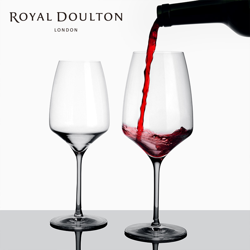 Royal Doulton皇家道尔顿水晶玻璃红酒杯品酒师4件套葡萄酒杯套装