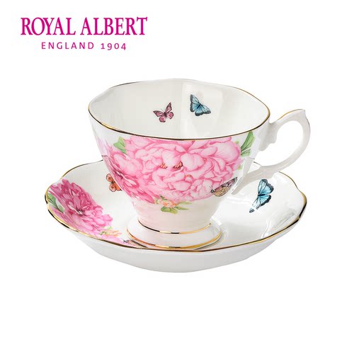 Royal Albert阿尔伯特 米兰达联名款骨瓷咖啡杯碟英式茶杯