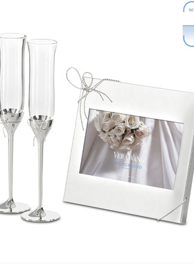 WEDGWOOD威基伍德verawang香槟杯王薇薇爱之绳结相框红酒杯结婚礼