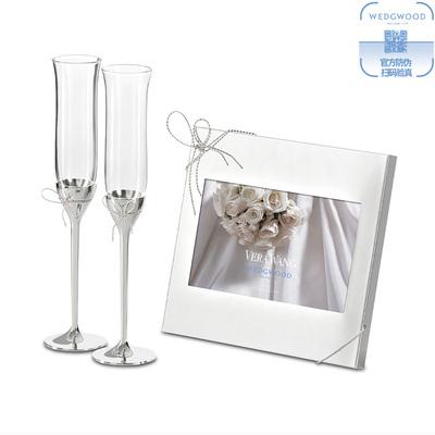 WEDGWOOD王薇薇爱结绳香槟杯相框