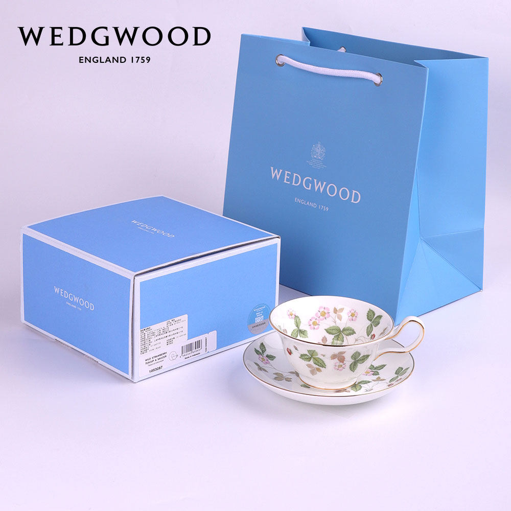 WEDGWOOD威基伍德野草莓花茶杯碟骨瓷欧式咖啡杯碟下午茶杯茶碟,餐饮具,茶杯,淘宝优惠券,粉丝福利购,淘宝优惠卷