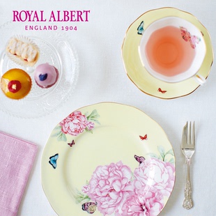 RoyalAlbert阿尔伯特米兰达可儿设计款骨瓷咖啡杯碟英式茶杯