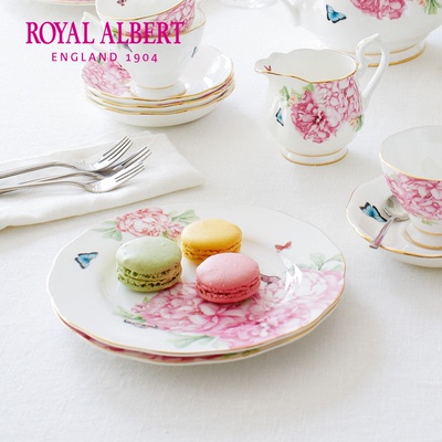 Royal Albert阿尔伯特 米兰达联名款骨瓷餐盘轻奢点心盘子