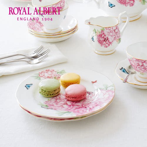 Royal Albert阿尔伯特 米兰达联名款骨瓷餐盘轻奢点心盘子