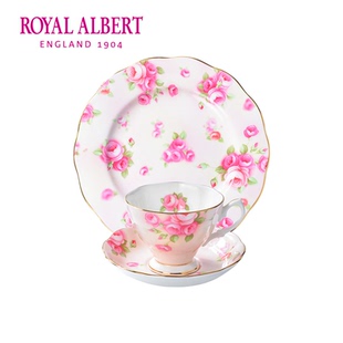 Royal Albert阿尔伯特百年系列骨瓷咖啡杯碟三件套装英式茶杯