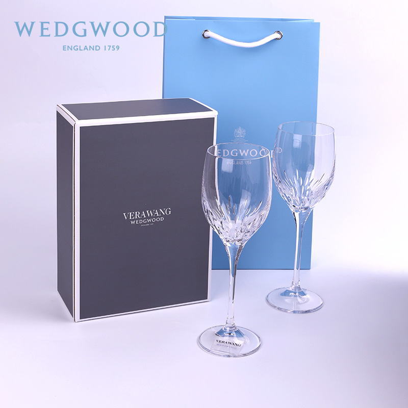 WEDGWOOD威基伍德公爵夫人红酒杯水晶玻璃香槟对杯高脚杯新婚礼物
