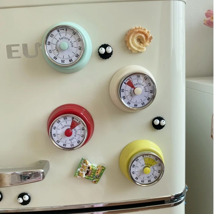 厨房计时器定时器磁吸机械蒸煮时间管理器烹饪冰箱吸附