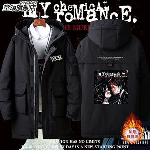 MY CHEMICAL ROMANCE我的化学浪漫摇滚乐队OASIS羽绒服外套男衣服