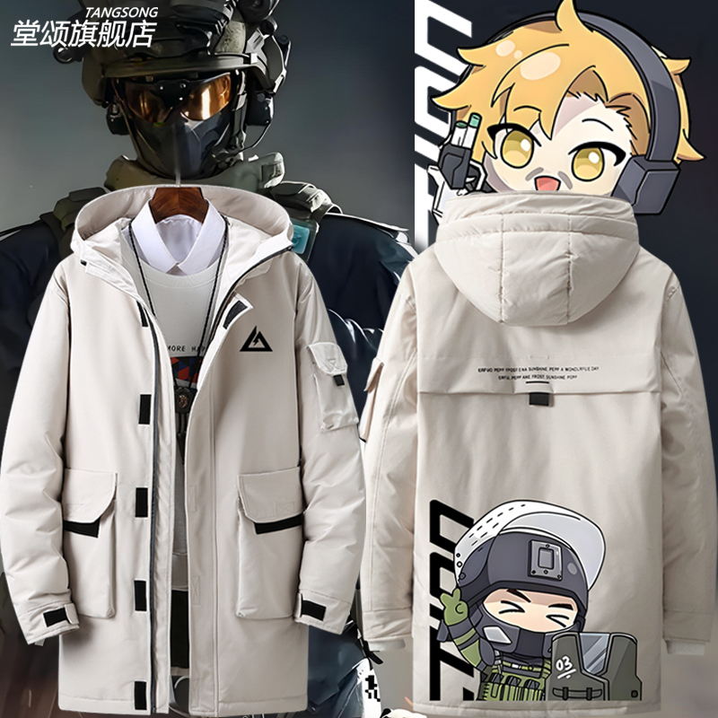 三角洲行动游戏威龙骇爪羽绒服