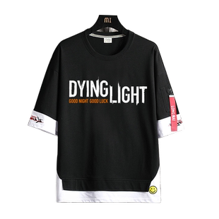 PC游戏周边衣服消逝的光芒Dying Light短袖男女半袖纯棉飘带T恤潮