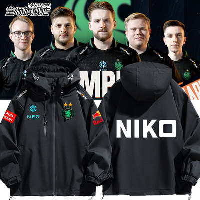 Falcons猎鹰战队cs2队服男冲锋衣