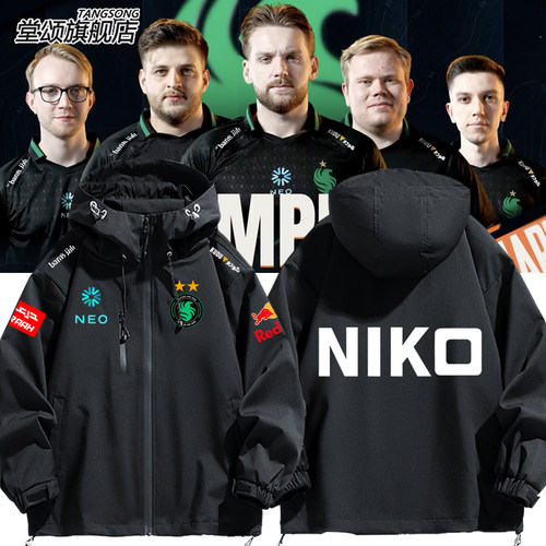 Falcons猎鹰战队cs2队服男冲锋衣