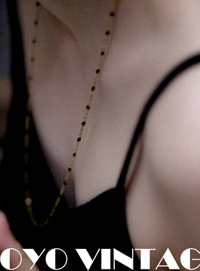 锁骨链杨采钰同款复古高级感