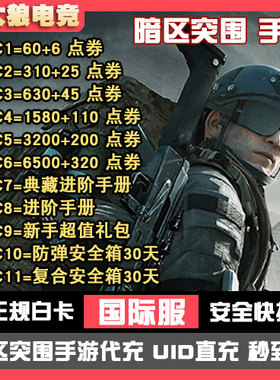 Arena Breakout国际服代充 暗区突围不上号 点券礼包通行证充值