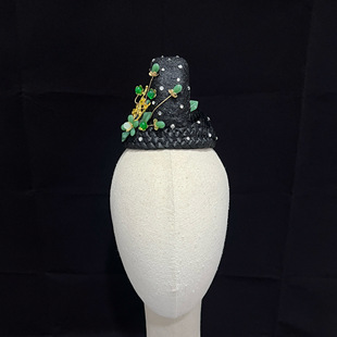 寒依疏影古典舞蹈头饰桃李杯艺考独舞假发舞台表演民族风发饰定制