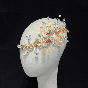 古典舞蹈胶州秧歌傣族艺考舞台演出广场舞伞舞扇子舞百搭头饰头花