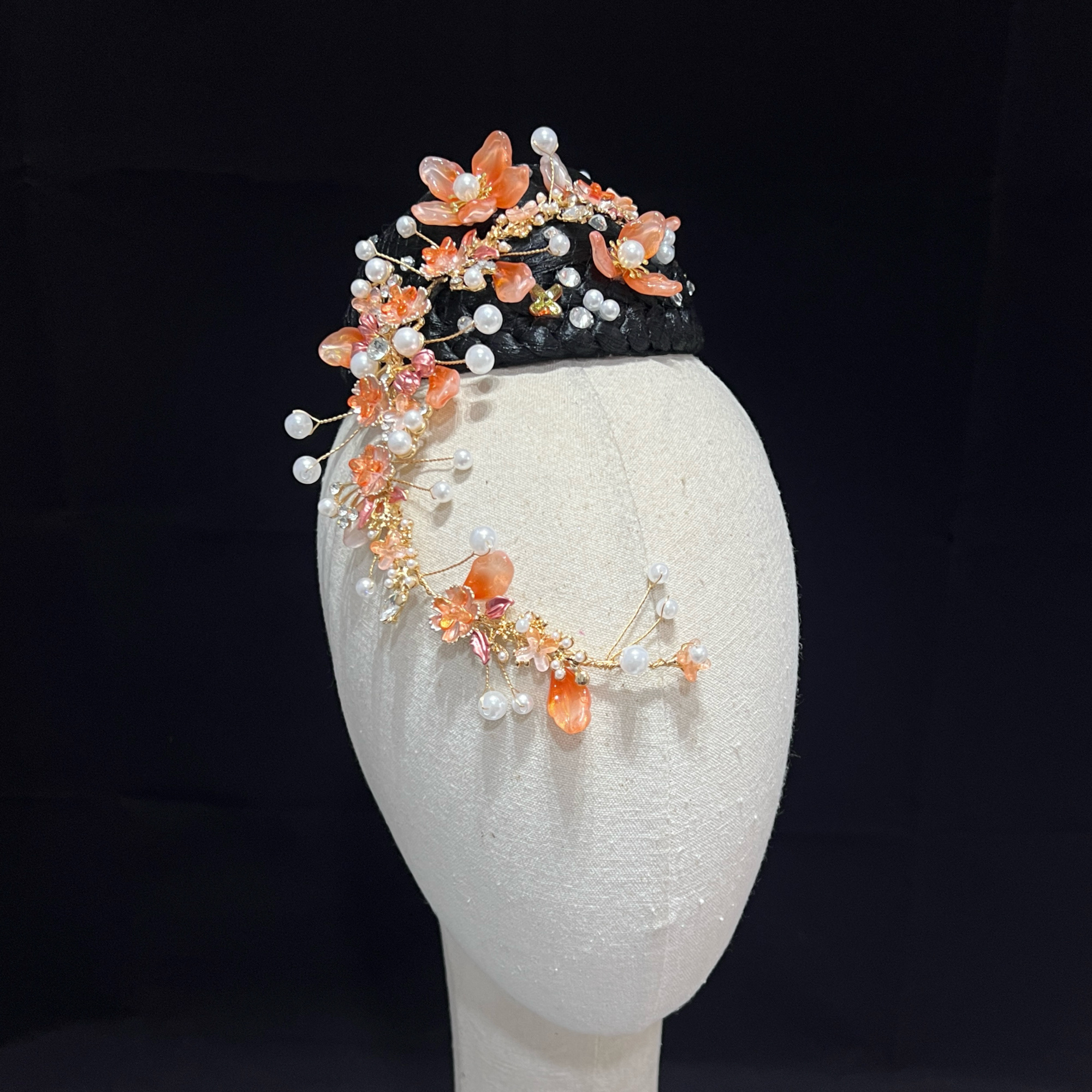 少数民族舞蹈傣族独舞艺考头饰古典忘忧芳华胶州秧歌潋滟演出头饰