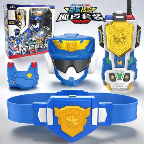 五合体强超级战警王迷你特工队7关节可动儿童特攻队小朋友玩具男