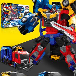 咖宝车神时空守护运载巨人三合体晴空舞者变形机甲儿童玩具男孩