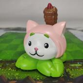 宝石商石榴单个橙色软胶植物大战玩具红色大爷跑步队员头部可发射