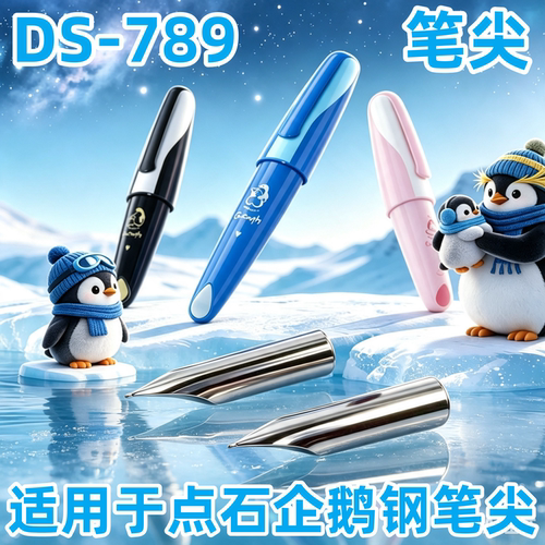 适用于点石企鹅钢笔笔尖DS-789钢笔尖替换笔尖