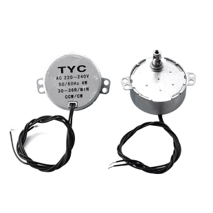 49KTYZ 4W永磁同步电机220V交流慢速 5转不定向云台微型小马达