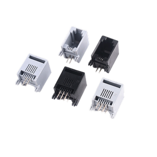 RJ11母座RJ12母座电话口95001 RJ45母座电话座 52-4P4C6P68p8插座