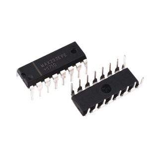 MAX232CPE/MAX232EPE RS-232接口 IC芯片 封装DIP-16 直插 收发器