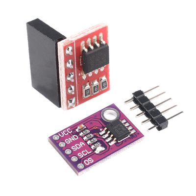 lm75a温度传感器i2c高精度模块