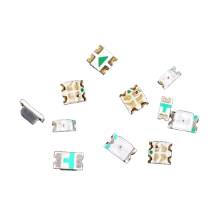 贴片LED 0603 0805 1615RGB七彩 红黄蓝翠绿白橙色发光二极管灯珠