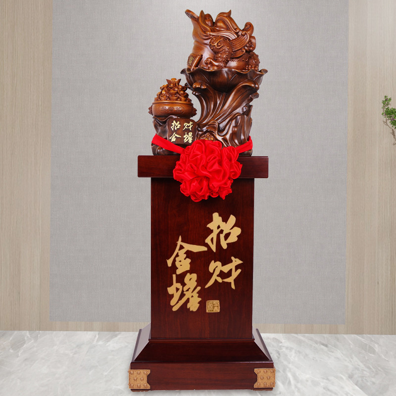 带底座落地金蝉前台聚财开业礼品图片