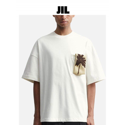 JIL 24夏季休闲男女同款Crew-Neck T-Shirt JIL BASH