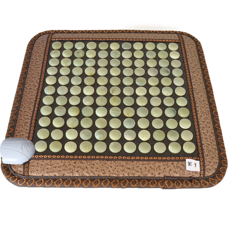 玉乡缘正品玉石坐垫办公室椅垫远红外线电加热理疗保健坐垫子包邮